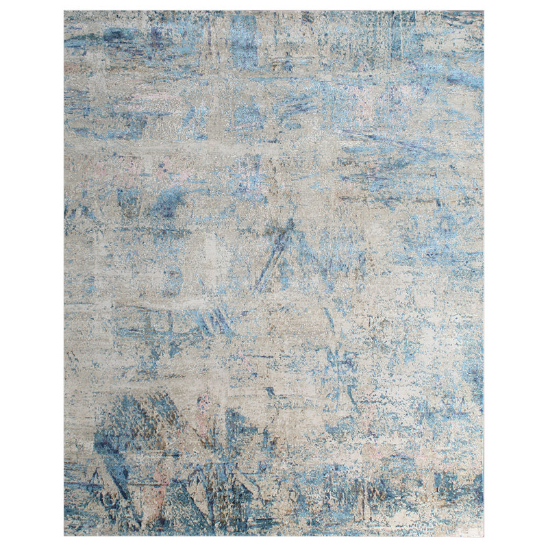 Abstract Area Rug, Rectangle 9' x 12'
