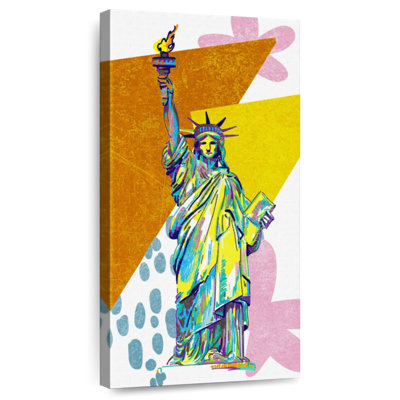 Colorful Liberty Statue