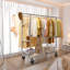 Porte-vêtements Madalin 630 lb avec roulettes-710897345