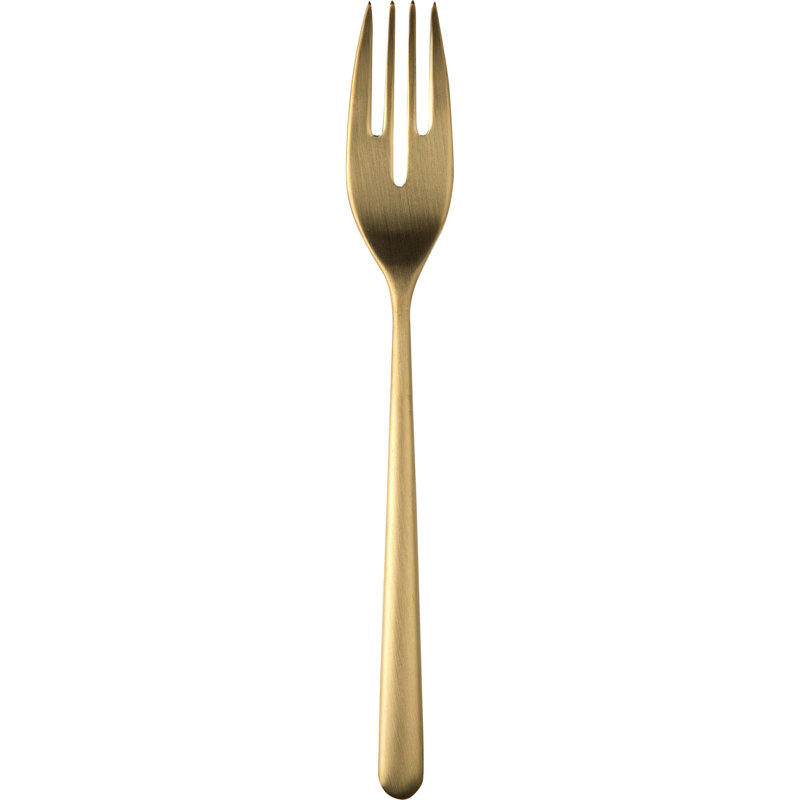 Fourchette à poisson Linea, Glace oro