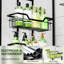 3‑Tier Black Over‑the‑Door Hanging Shower Caddy, No‑Drill Bathroom Storage Organiser
