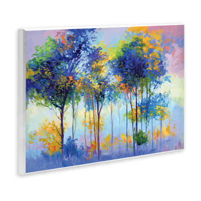 «Vibrant Tranquil Trees», art mural par Leon Devenice