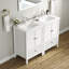 Ensemble de meuble-lavabo 24 po avec lavabo, meuble-lavabo avec portes et tiroirs, meuble-lavabo moderne avec surface peinte, blanc