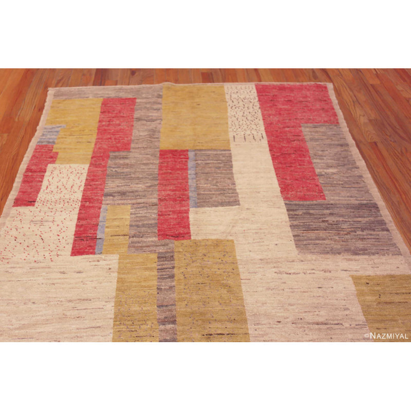 One-of-a-Kind 6'1" x 9'3" Hand Knotted Area Rug