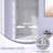 44-48 "W X 76" H Frameless Shower Door , 1/4 "(6 Mm) Clear Tempered Glass, Explosion Proof Film, Stainless Steel Handle, Brushed Nickel-123375413