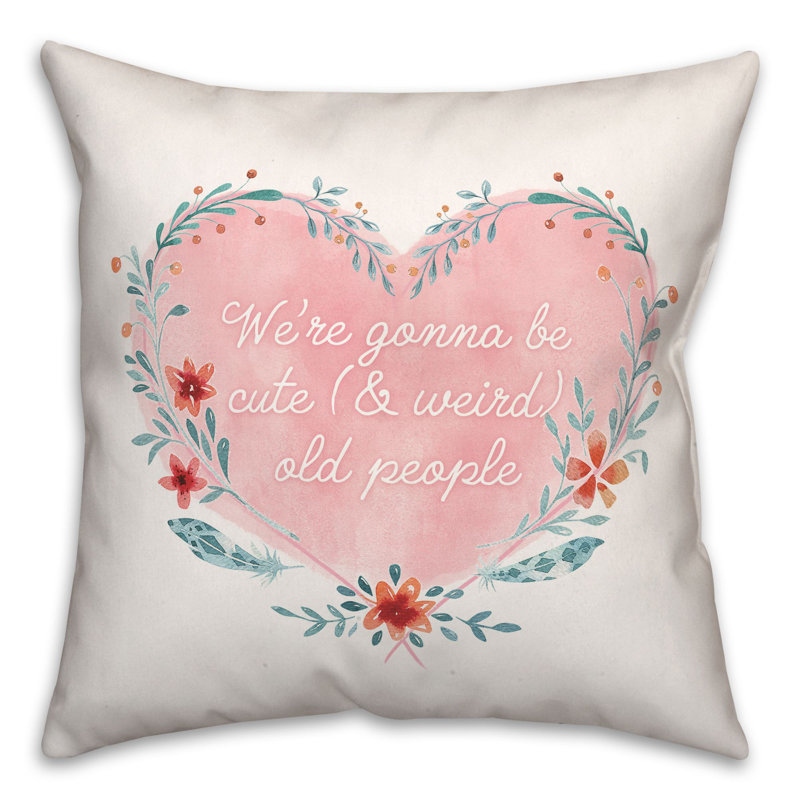 Housse et insert de coussin carré, 18 po x 18 po