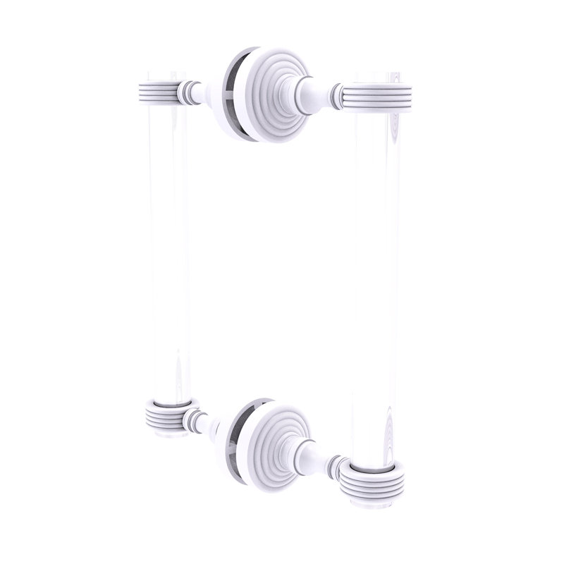 Pacific Grove 12" Center Appliance Pull Multipack, Matte White, 8"