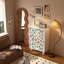 Table de chevet d'appoint 5 tiroirs Painted