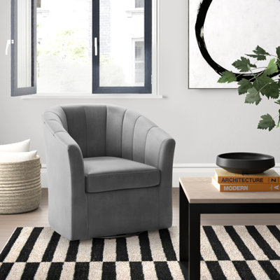 Modway Prospect Performance Velvet Swivel Armchair