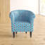 Fauteuil demi-tonneau en polyester l 77,47 cm Liam