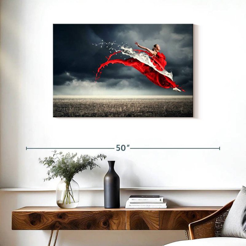 Enn Fluid Ballet Dance, 24" H x 36" W