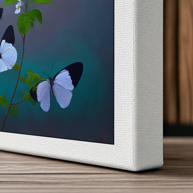 Butterflies And Spectacles Surrealism - Print, 24x16 - 61.0 x 40.6 cm, White Border