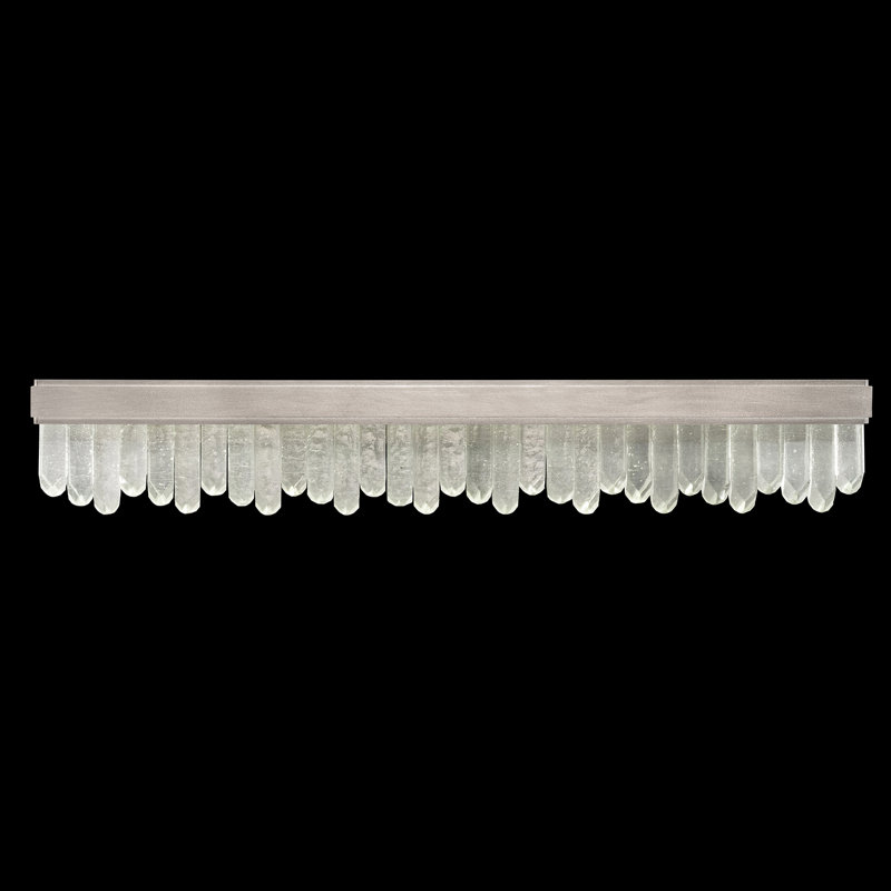 Barre de salle de bain l 47 po Lior, Argent