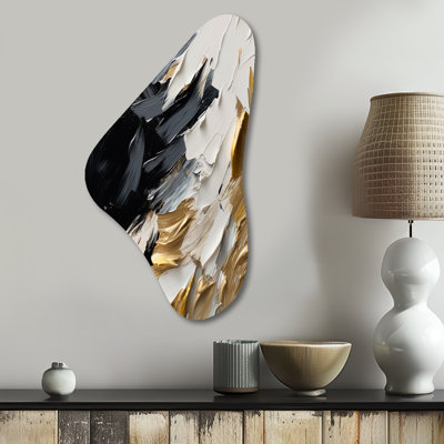 Lohman - Abstract Boomerang Shape Asymmetric Metal Wall Art