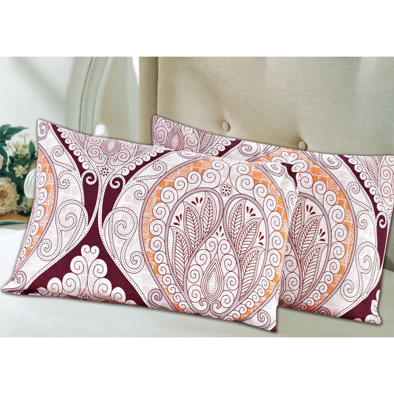 Mandala Polyester Paisley Sham Set