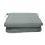 Coussin décontracté uni Sunbrella & reg; Coussin de coussin d'assise intérieur / extérieur en tissu 2 pièces, l 18 po x L 18 po-179026059-179026073