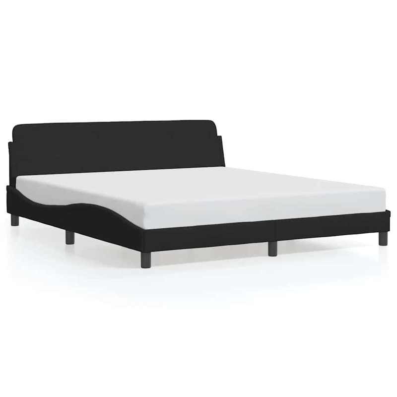 Bed Frame, Super King (6'), Black