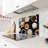 Coffee Tempered Glass Backsplash - Kitchen Wall Decor-490180673