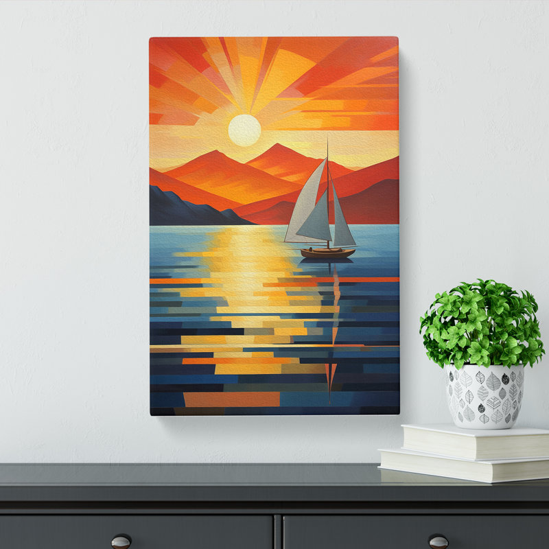 Seascape - Wrapped Canvas, 76cm H x 50cm W x 3cm D