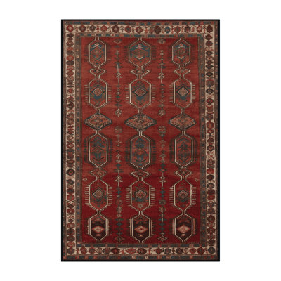Machine Washable Persian Black Area Rug