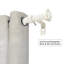 Tringle à rideaux simple 5/8 po avec embouts Chiodo-1651591394-1651591417