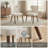 18.3'' Seat Height Modern Upholstered Wingback Dining Chair with Solid Wood Legs-1183853048