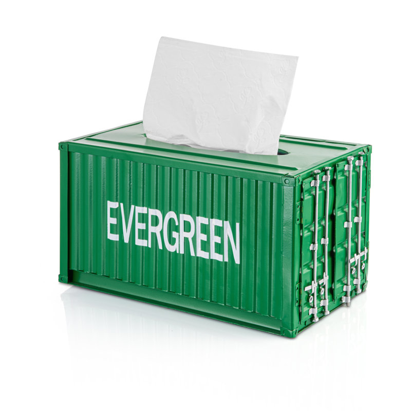 Shipping Container Tissue Box Cover