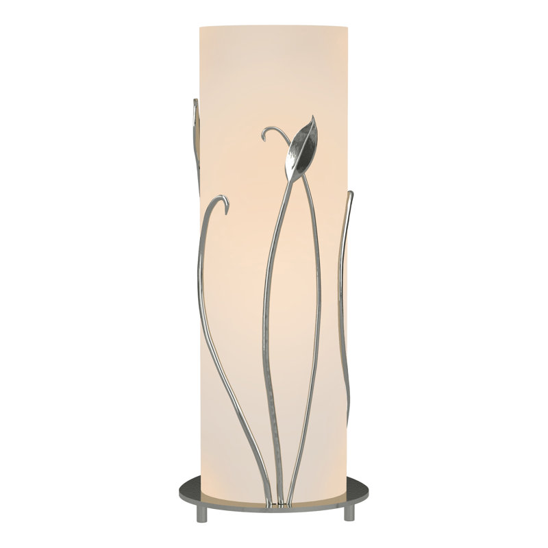 Leaf 18" Table Lamp, Sterling