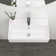 21X12 Inch White Ceramic Rectangle Wall Mount Bathroom Sink With Single Faucet Hole And Overflow