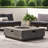 50,000 Square Fire Pit, Modern Chic Design, Iron Construction, 39.17"X39.17"X13.11", No Assembly Required, Stone Gray Square, Aesthetic Element, Assembly, Color, Propane