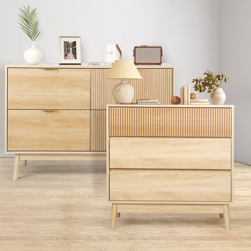 Ensemble de chambre à coucher 2 pièces - (Commode)