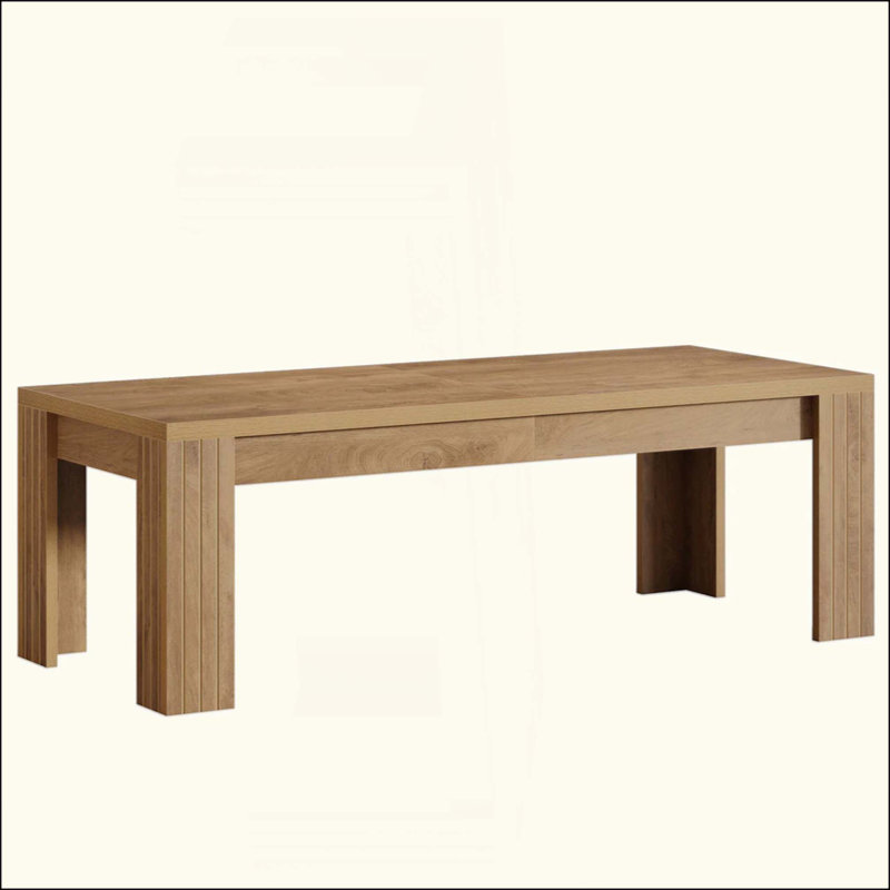 Table de salle à manger généreuse, table de cuisine, bureau à domicile (table seulement)