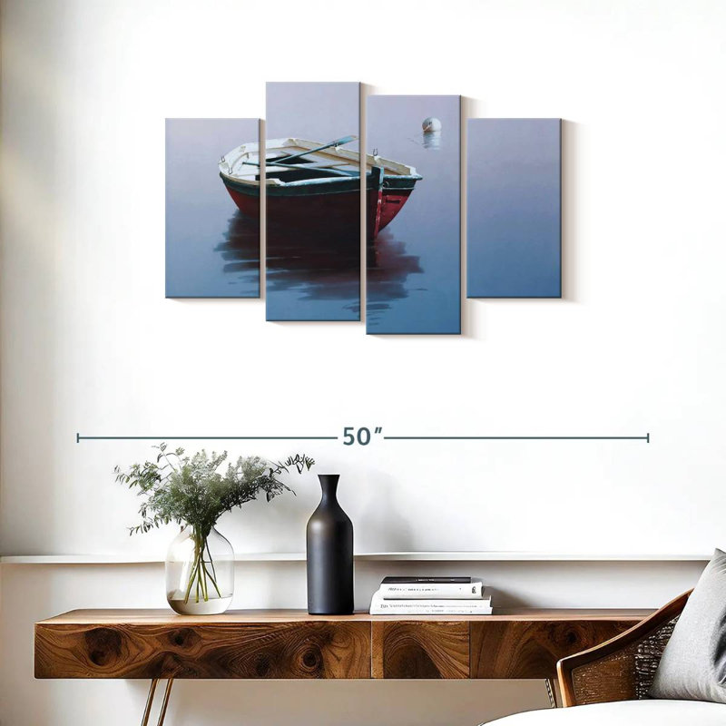 Mehar Lonely Boat III, H 22 po x l 36 po