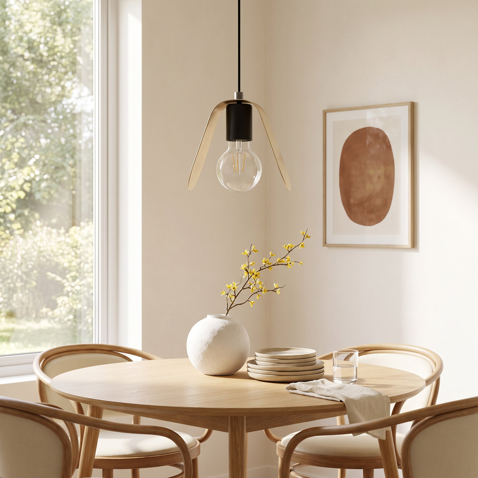 Greenbury Single Light Dimmable Pendant