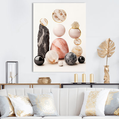 Zen Zen Stones Minerals sur toile