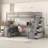 Glinnie Kids Twin Loft Bed with Drawers-380194557