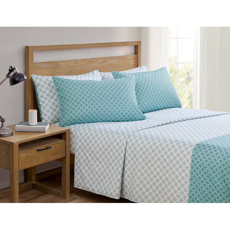 Diamond Delight Blue Sheet Set, Full Sheet Set + 4 Additional pieces