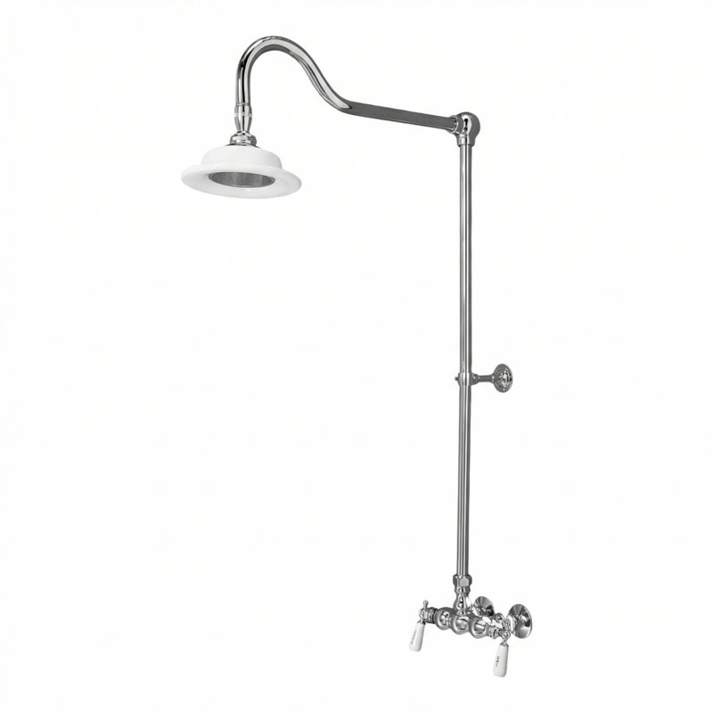 Exposed Shower System with Lever Handles by Strom Living
