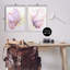 «Girls Glam Butterfly Wings», aquarelle dorée mauve, ensemble de 2 reproductions de giclées rustiques encadrées par Leticia Herrera-1387086067-1387086065