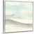 White Floater Framed