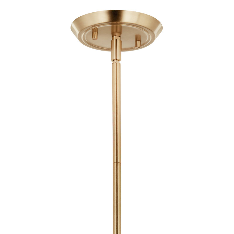  Lustre en acier à intensité variable, H 19,25 po x l 30,25 po x P 30,25 po, 5, Bronze