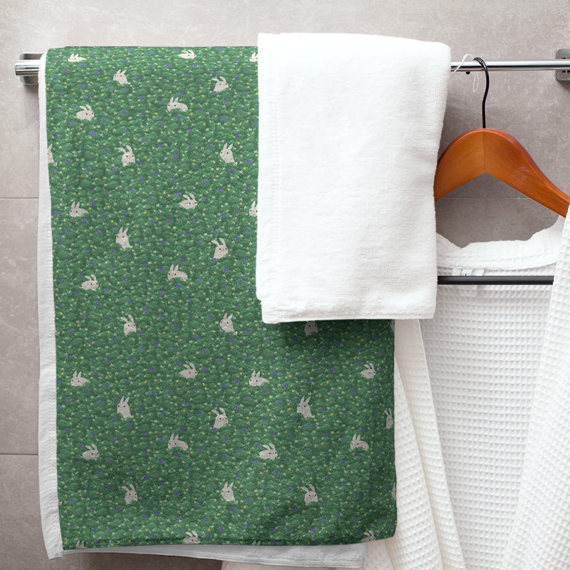 Katelyn Elizabeth Bath Towel, Purple/Yellow