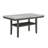 Dunsizer 7-Piece 60" Gray Faux Marble Counter Height Dining Set With Storage Shelf & Light Gray Upholstered Chairs