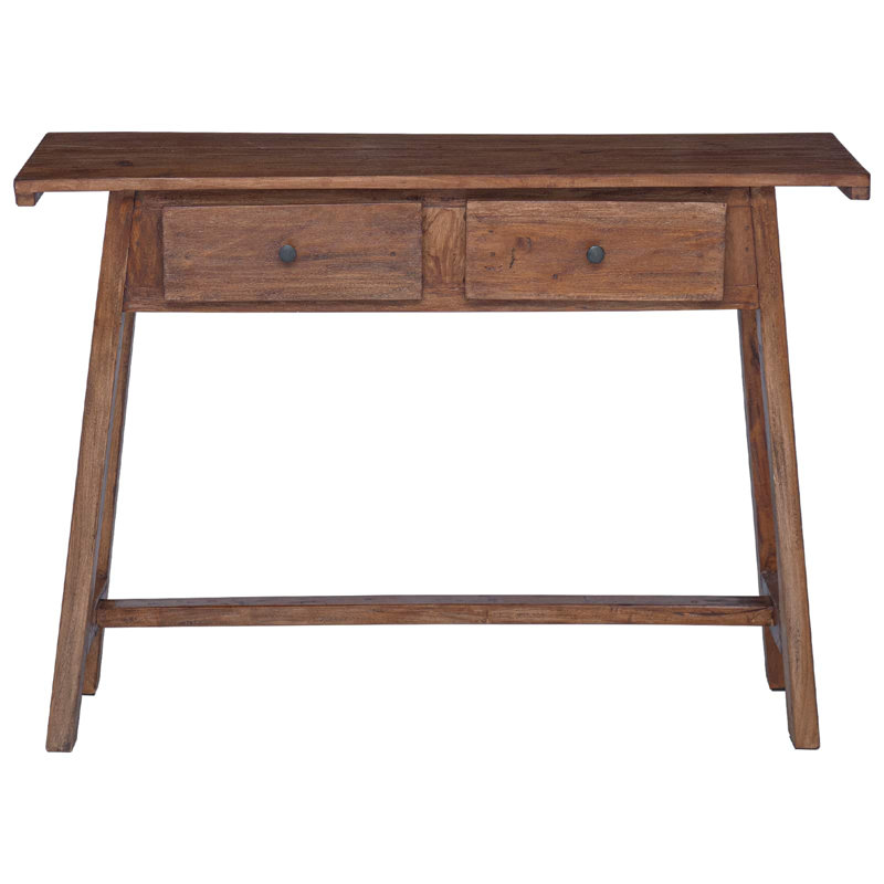 110cm Solid Wood Console Table