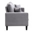 Deux pièces - Velours côtelé pour chambre à coucher, appartement confortable avec coussin éponge et structure moderne, coussins robustes et confortables-1011523067-1011523060-1011523063