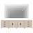 Eaton 4-Piece Modular Sideboard With Drawers & Doors, Farmhouse Storage Cabinet For Living Room, Dining Room, Or Hallway, Beige-352090904