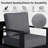 Abdullah 8-Person Outdoor Aluminum Patio Set With Fir Pit, Gas Cylinder Rack, sofas, Swivel Chairs & Gray Cushions-1775823275