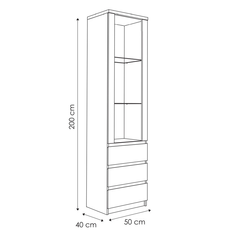 Solorzano Display Cabinet