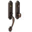 Boulder Handleset with Single Cylinder Deadbolt and Door Knob and Rosette-327632965-328963196
