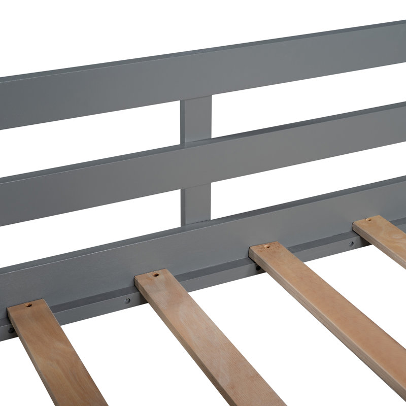 Lit mezzanine simple Oswisserie par Harper Orchard, Gris / brun